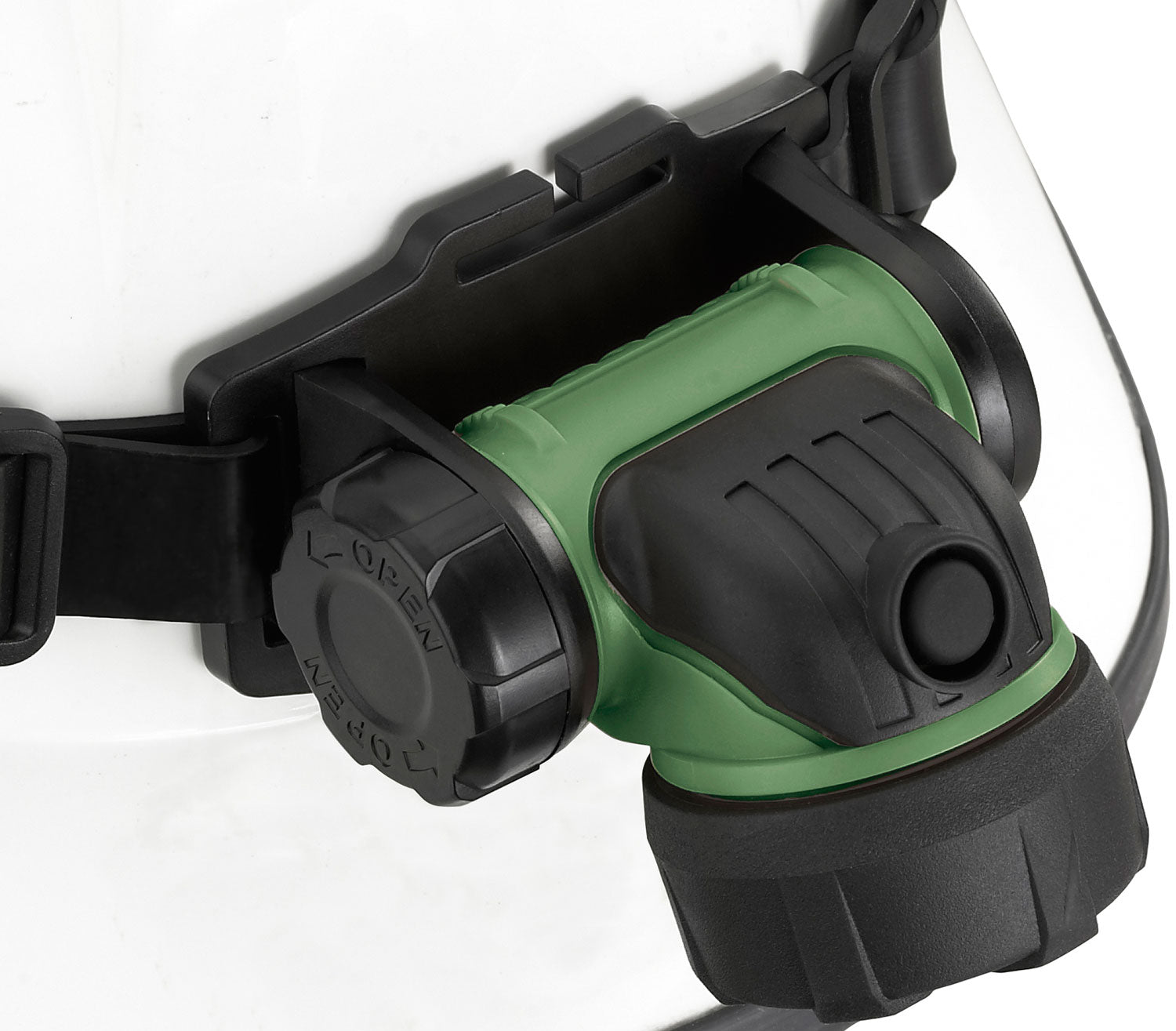 STL 61051  TRIDENT HEADLAMP WHT/GRN LED GREEN