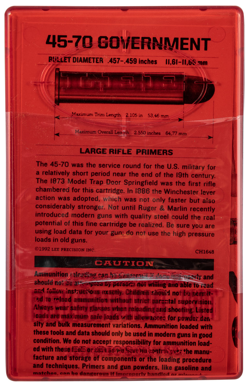 LEE 90264 LEE LOADER 45/70 GOVT