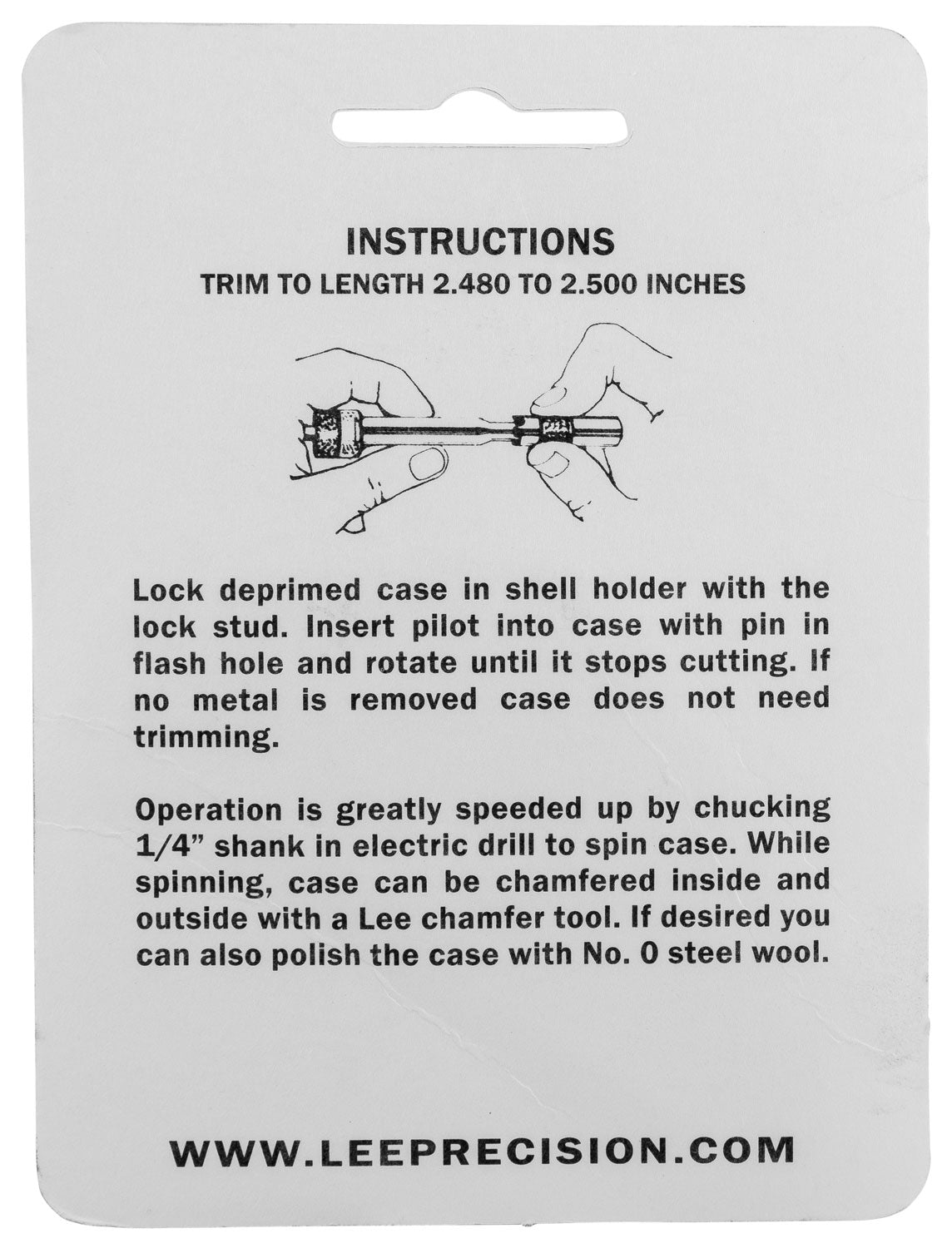 LEE 90131 GAUGE/HOLDER 7MM REM MAG