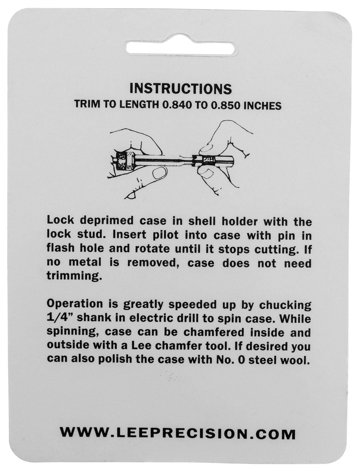 LEE 90154 GAUGE/HOLDER 40 S&amp;W