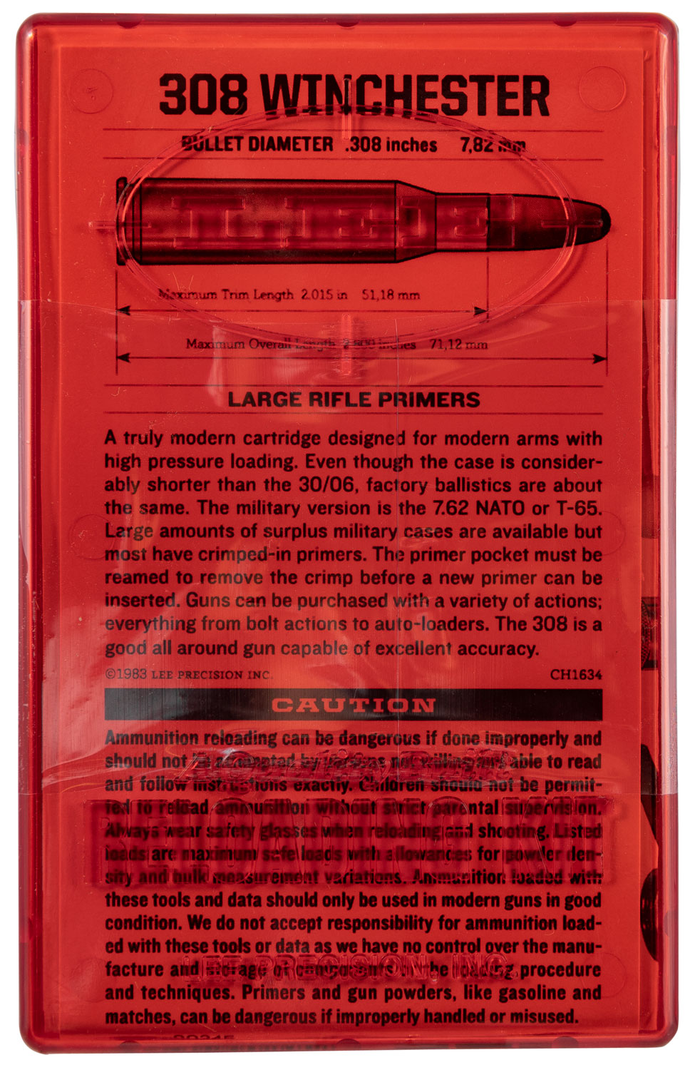 LEE 90245 LEE LOADER 308 WIN