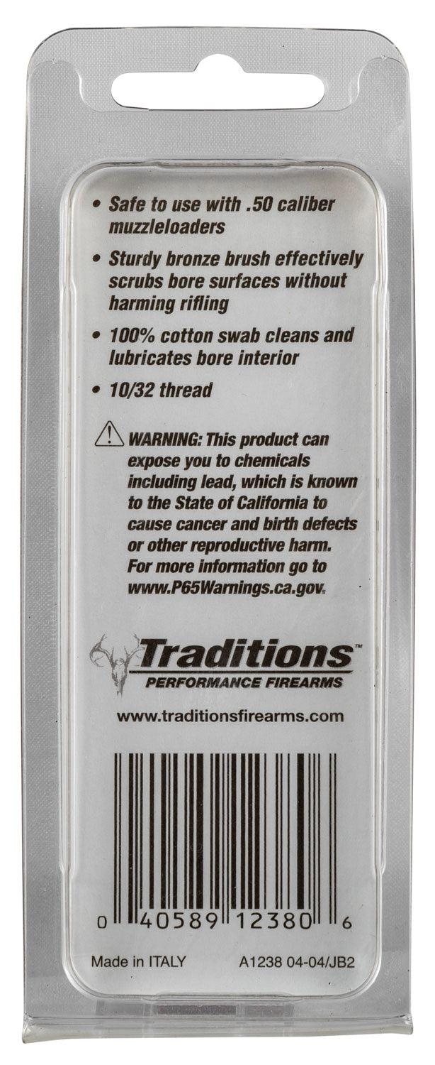 TRAD A1238    BRUSH &amp; SWAB SET 50CAL