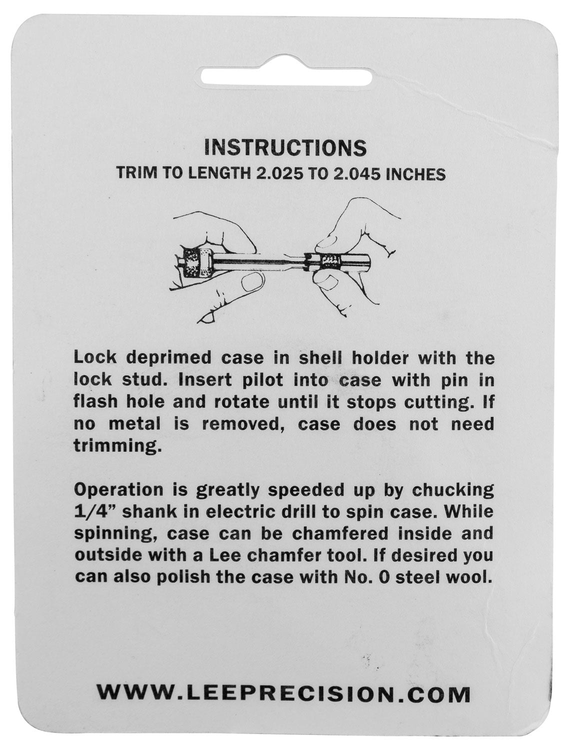 LEE 90119 GAUGE/HOLDER 243 WIN