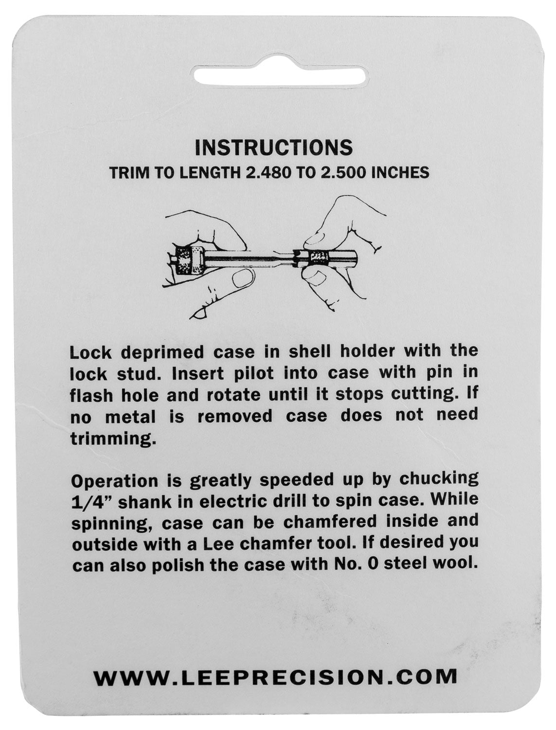 LEE 90149 GAUGE/HOLDER 338 WIN MAG