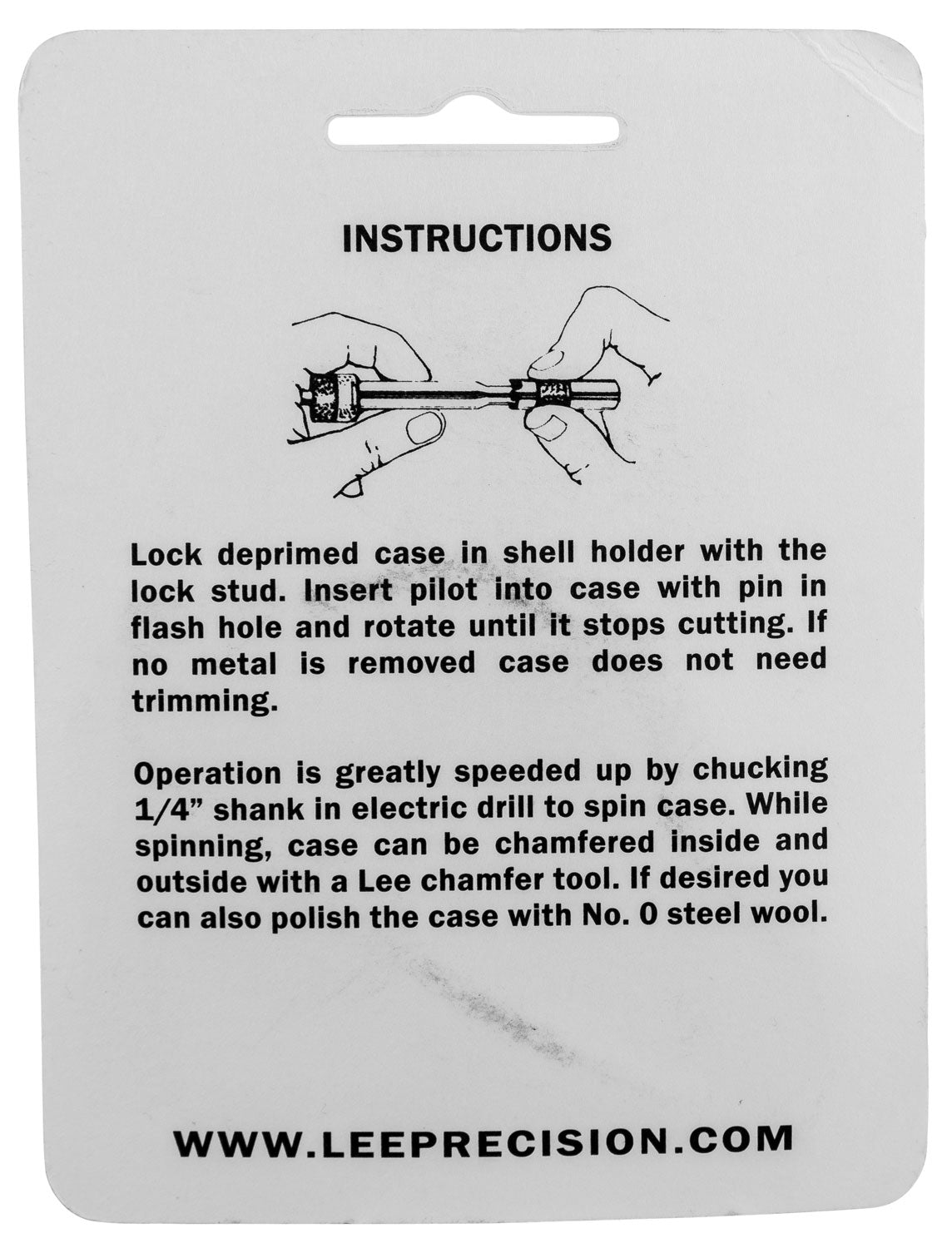 LEE 90118 GAUGE/HOLDER 220 SWIFT