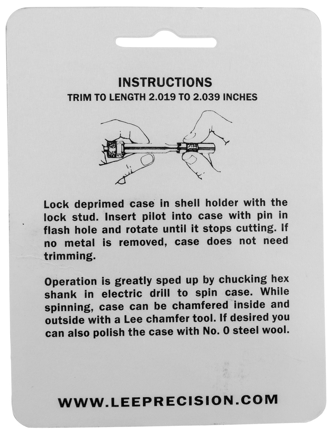 LEE 90136 GAUGE/HOLDER 30/30 WIN