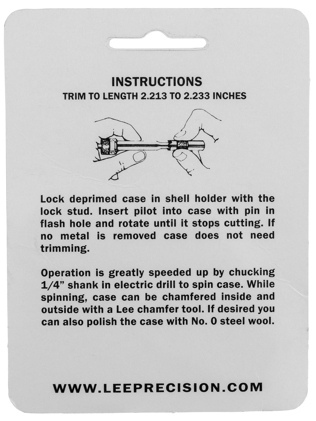 LEE 90123 GAUGE/HOLDER 257 ROBERTS
