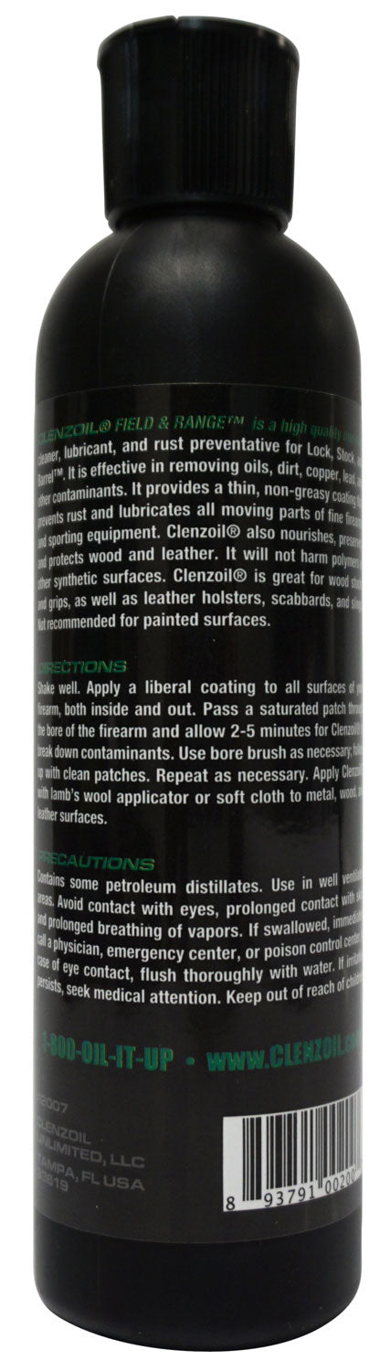 CLENZOIL 2007  FIELD &amp; RANGE SOLUTION 8OZ