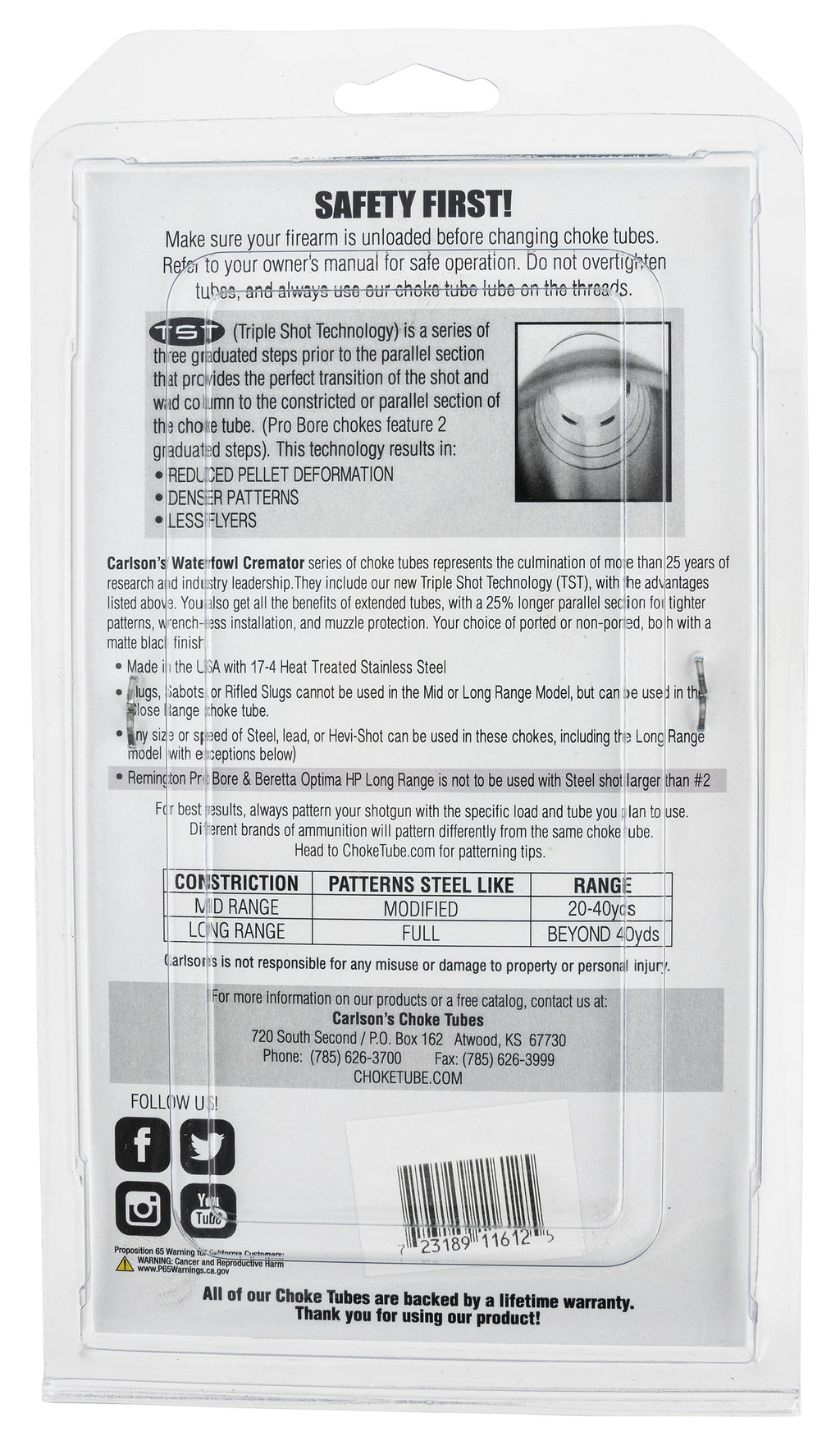 CARL 11612 CREMATOR NP BER/BEN    2PK MR/LR    12G