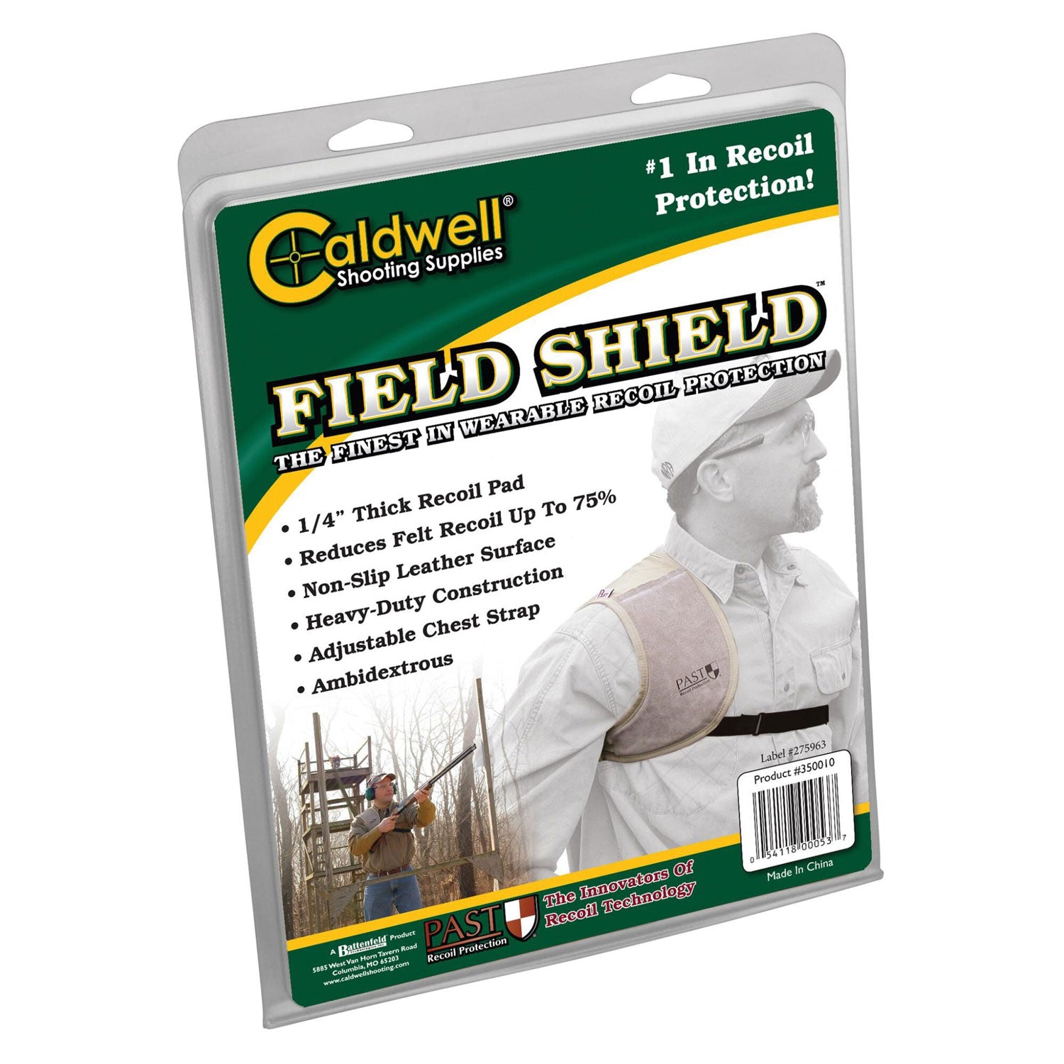 PAST 350010    FIELD RECOIL SHIELD AMB