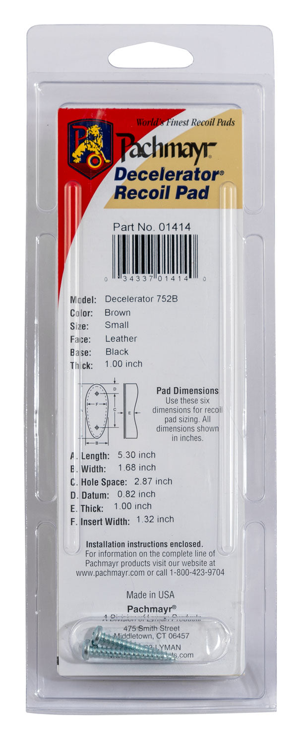 PAC 01414        D752B  DECLRTR BB BRN SM 1IN