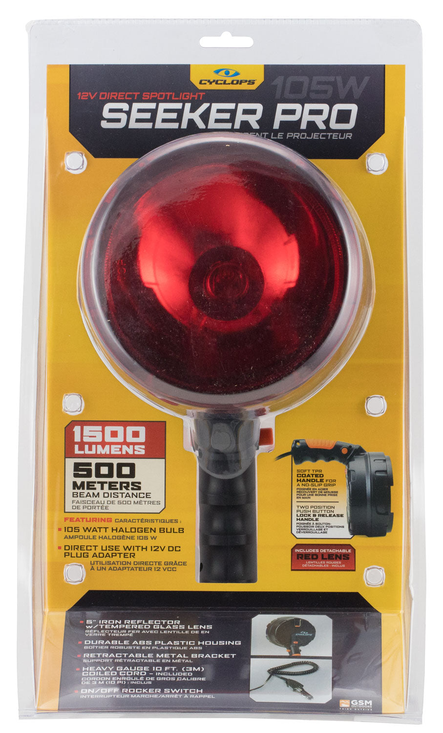 CYCLP CYCS150012VR     SEEKR PRO 1500 LM W/RD LENS