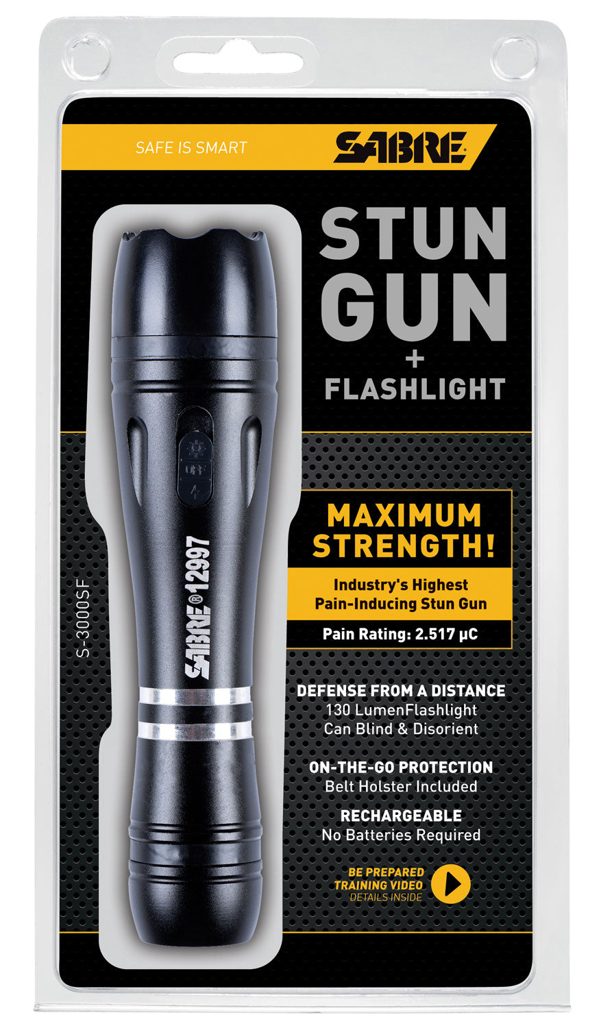 SEC S3000SF     2.51 UC STUN GN W/HLSTR&amp;FLASHLIGHT