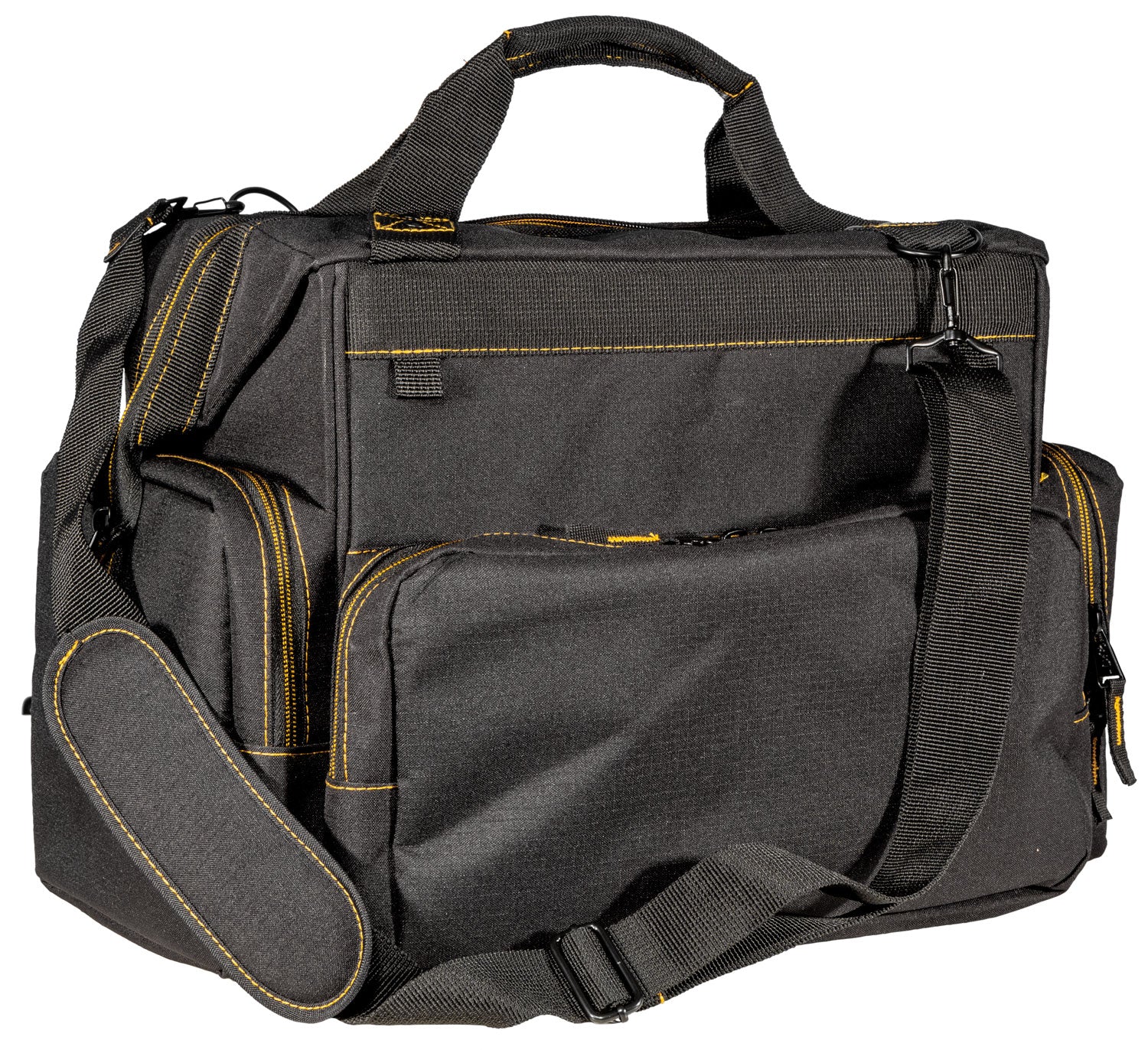 BRN 121095899  BLK/GOLD SHOOTING BAG