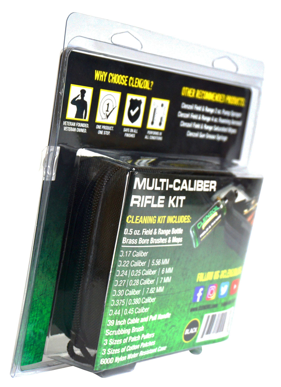 CLENZOIL 2335  MULTI CALIBER RIFLE KIT BLK
