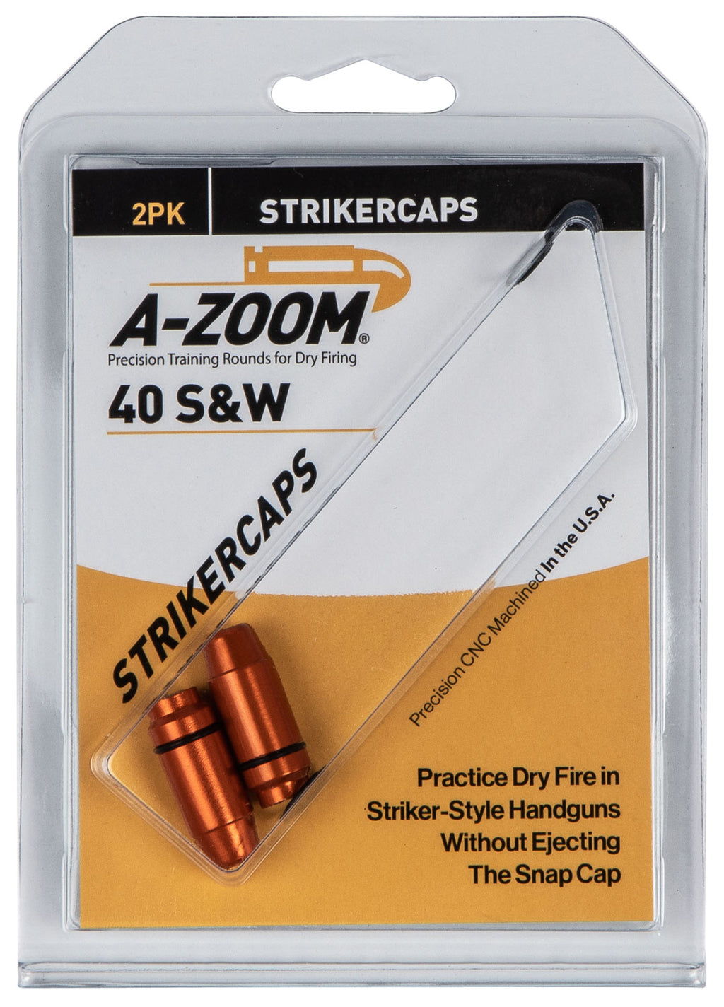 AZOOM 17103      STRIKER CAP 40 S&amp;W            2PK