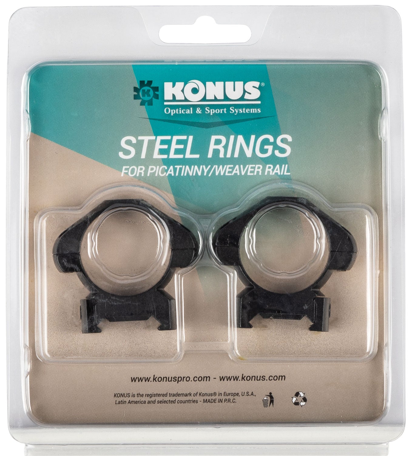 KONUS 7404  STEEL RINGS    30MM MD