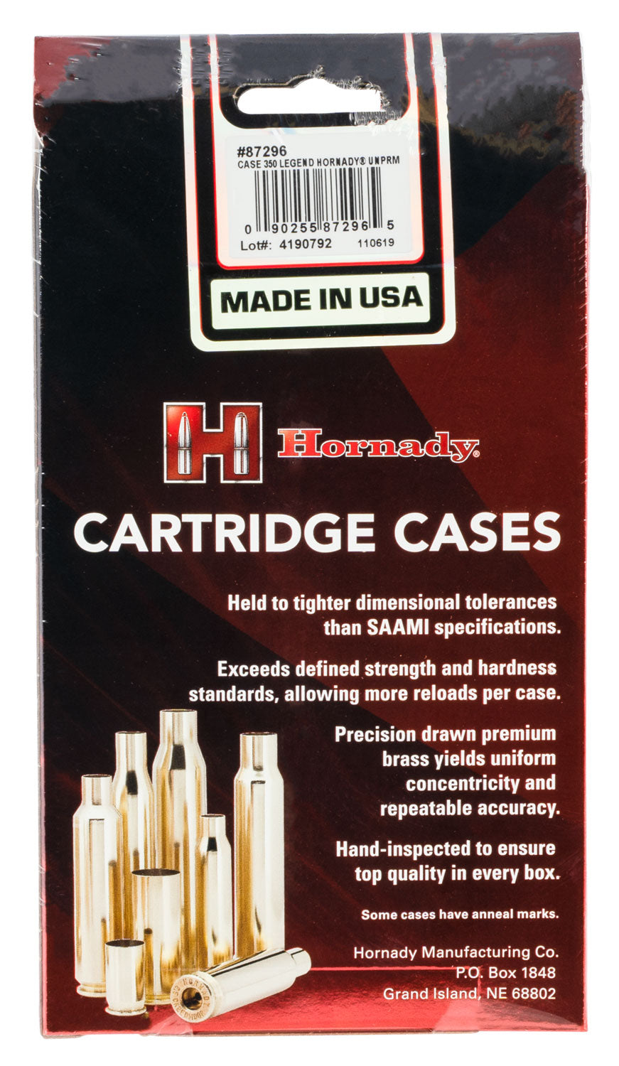 HORN 87296   UNP CASE 350 LEGEND              50/5