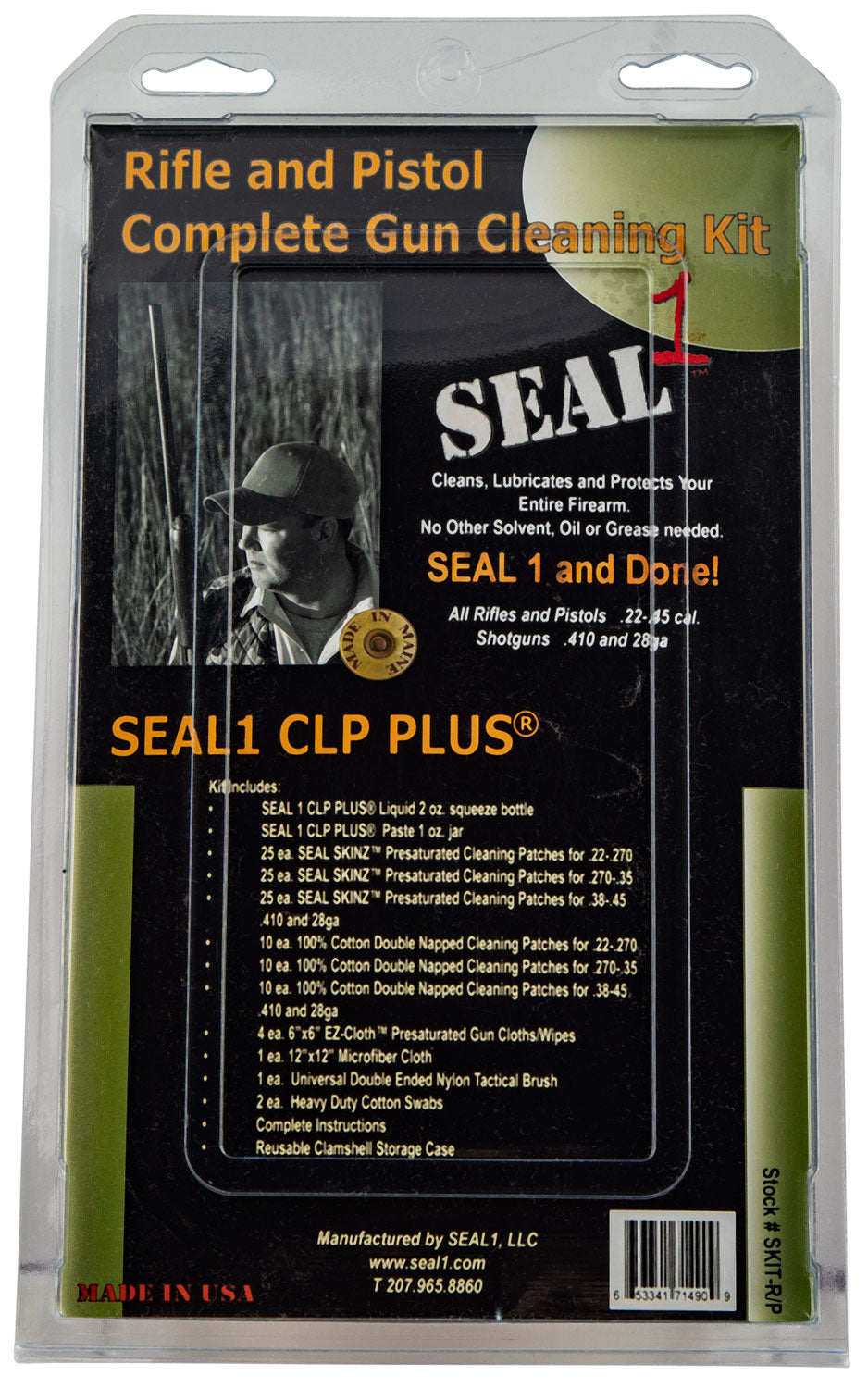 SEAL1 SKIT-RP  GUN CLEANING KIT RIFLE/PISTOL