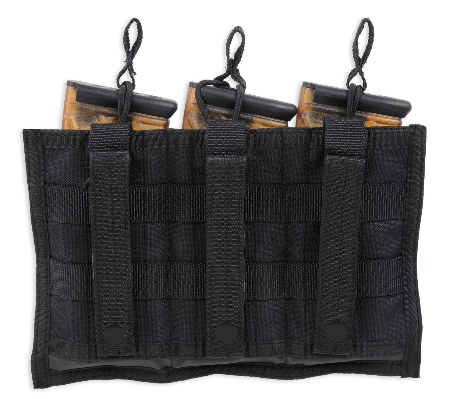 BDOG BDT-62      TRI-DBL MOLLE MAG POUCH       BLK