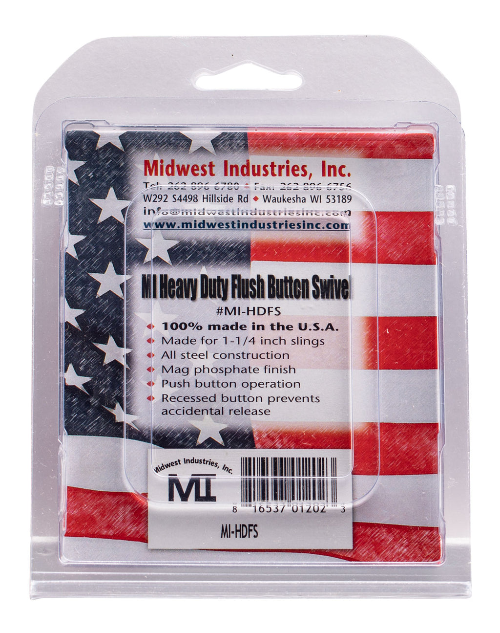 MIDWEST MI-HDFS         HEAVY DUTY FLUSH SWIVEL
