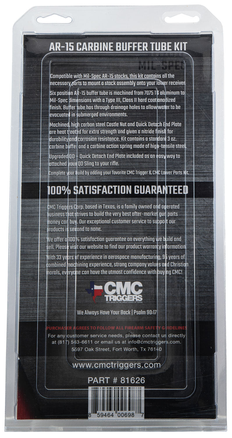 CMC 81626     AR15 6POS CARBINE MILSPEC BUFFER KIT