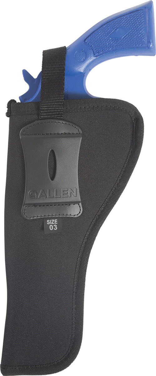 ALLEN 44803  HOLSTER PISTOL CORTEZ NYL  SZ 3  BLK