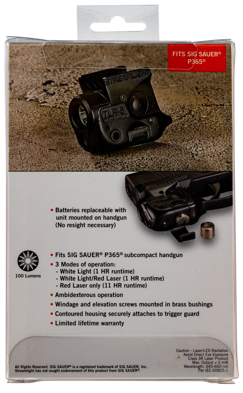 STL 69284  TLR6 WEAPONLIGHT SIG 365