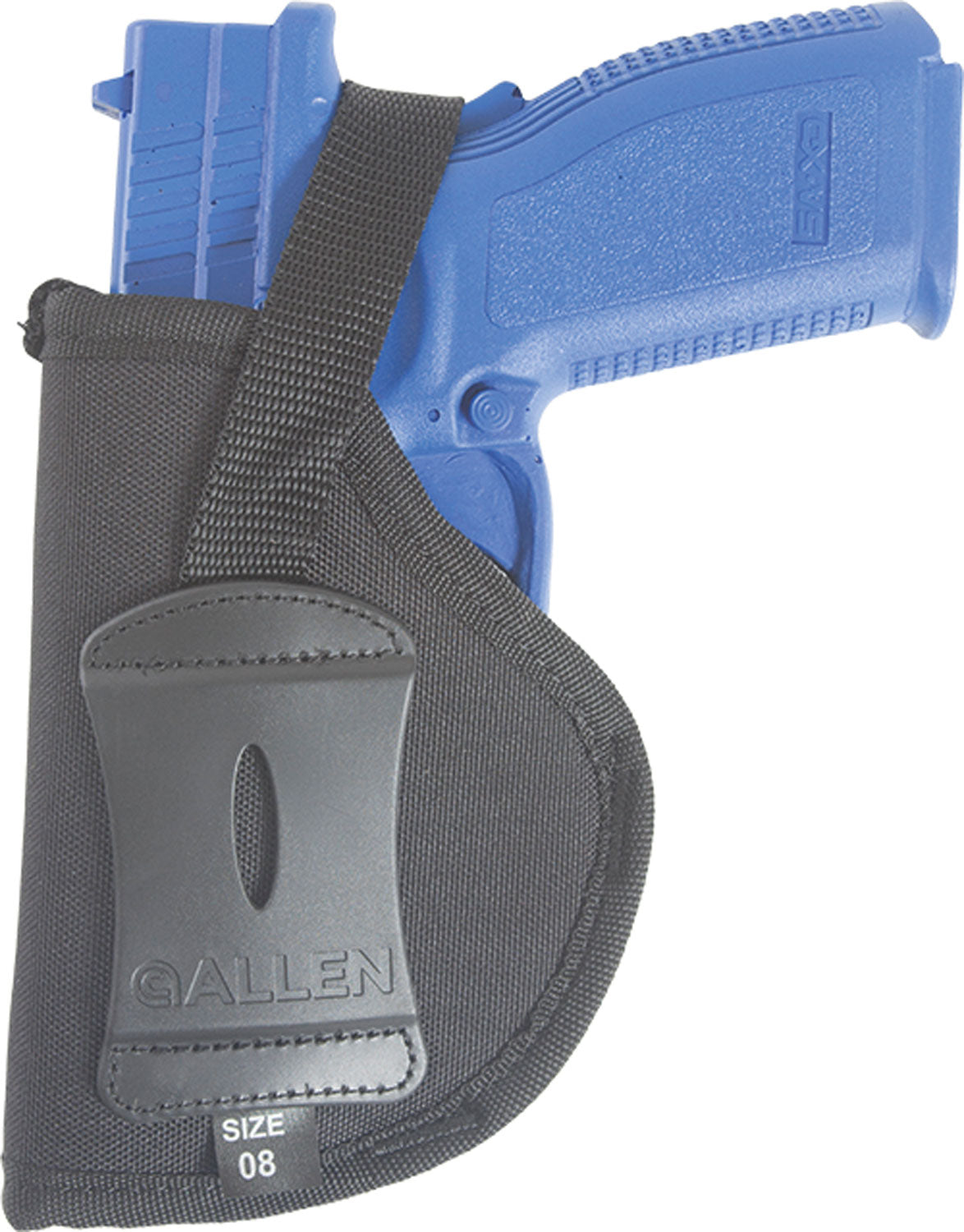 ALLEN 44808  HOLSTER PISTOL CORTEZ NYL  SZ 8  BLK