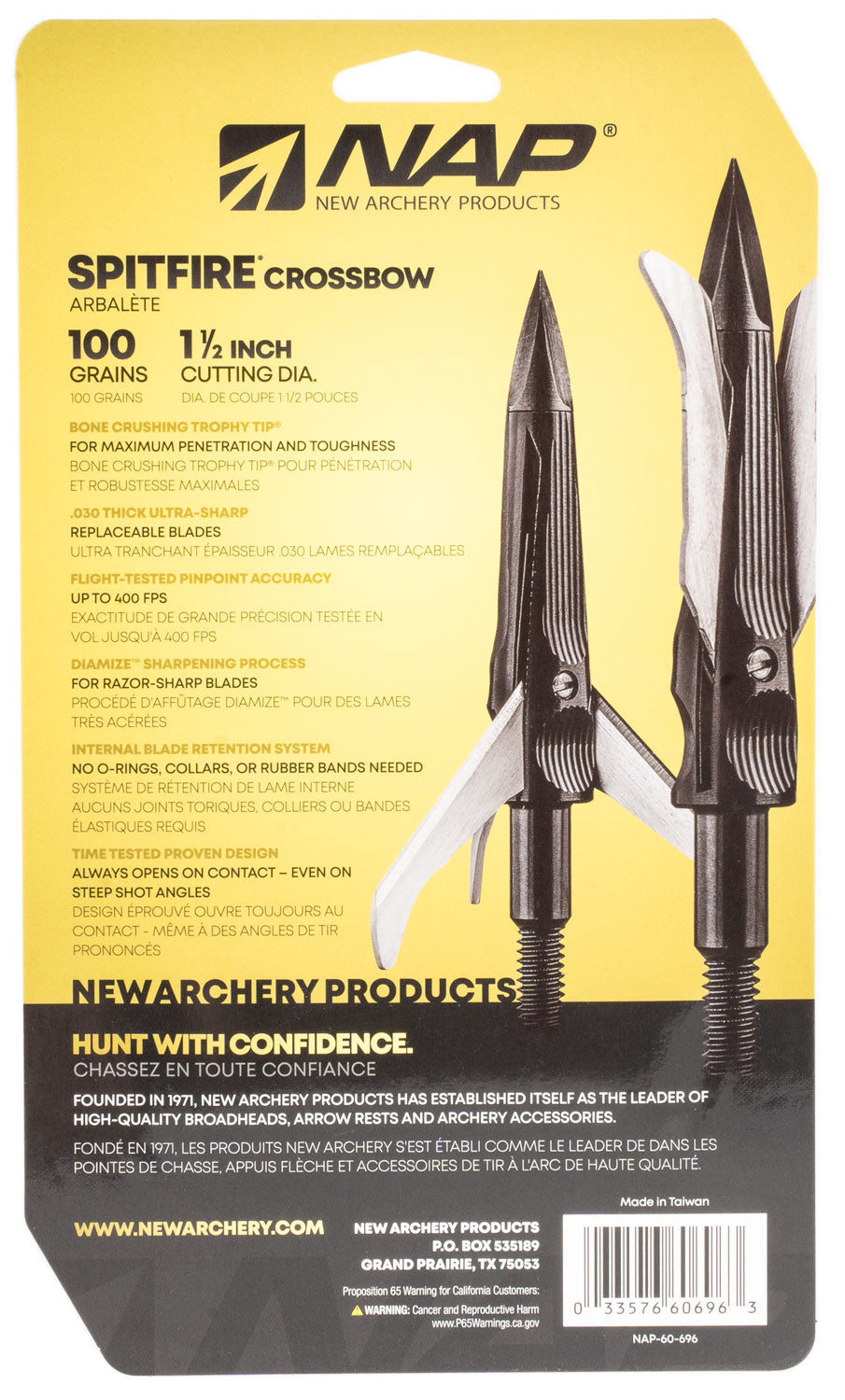 NAP 60-696        SPITFIRE 100 CROSSBOW