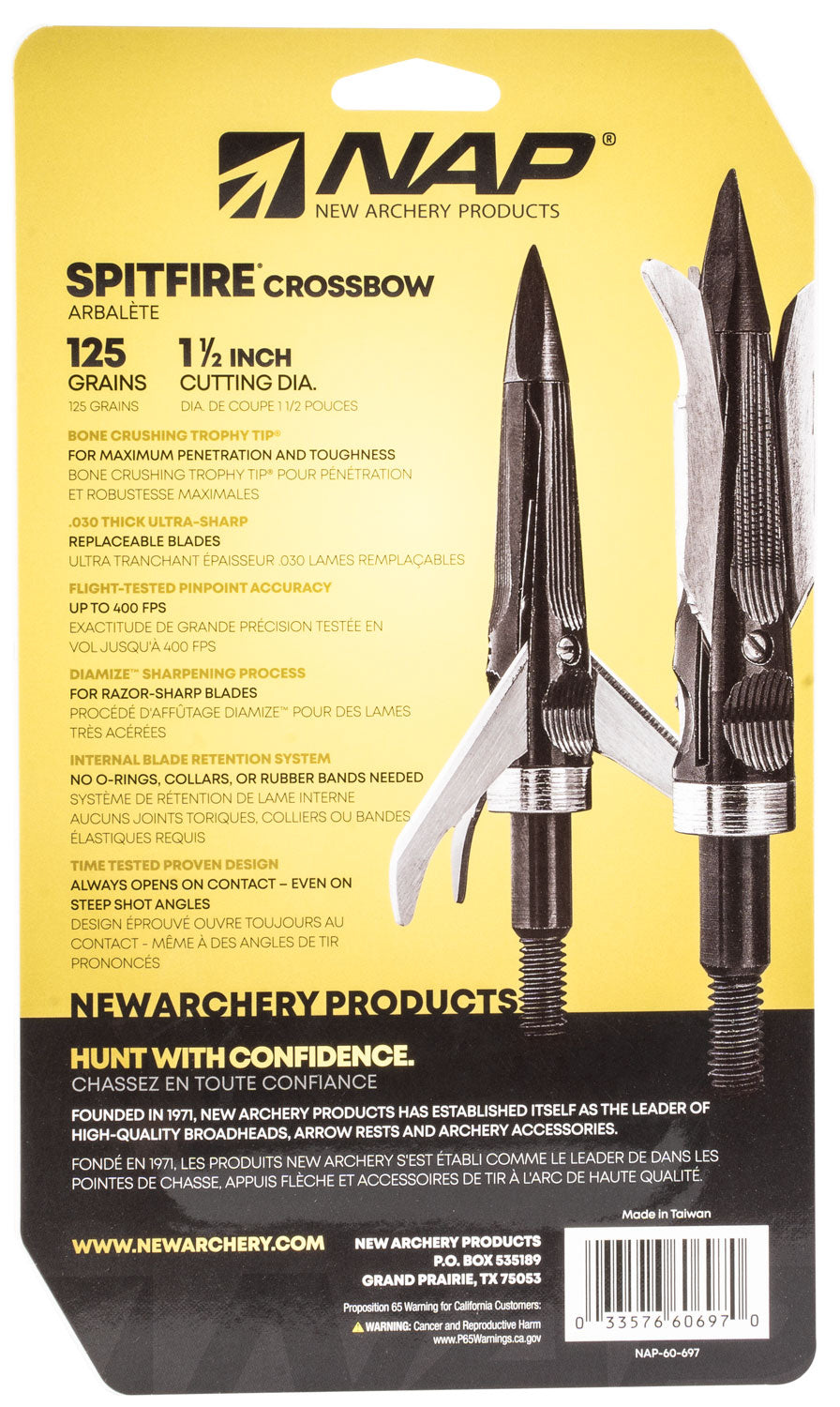 NAP 60-697        SPITFIRE 125 CROSSBOW 3PK