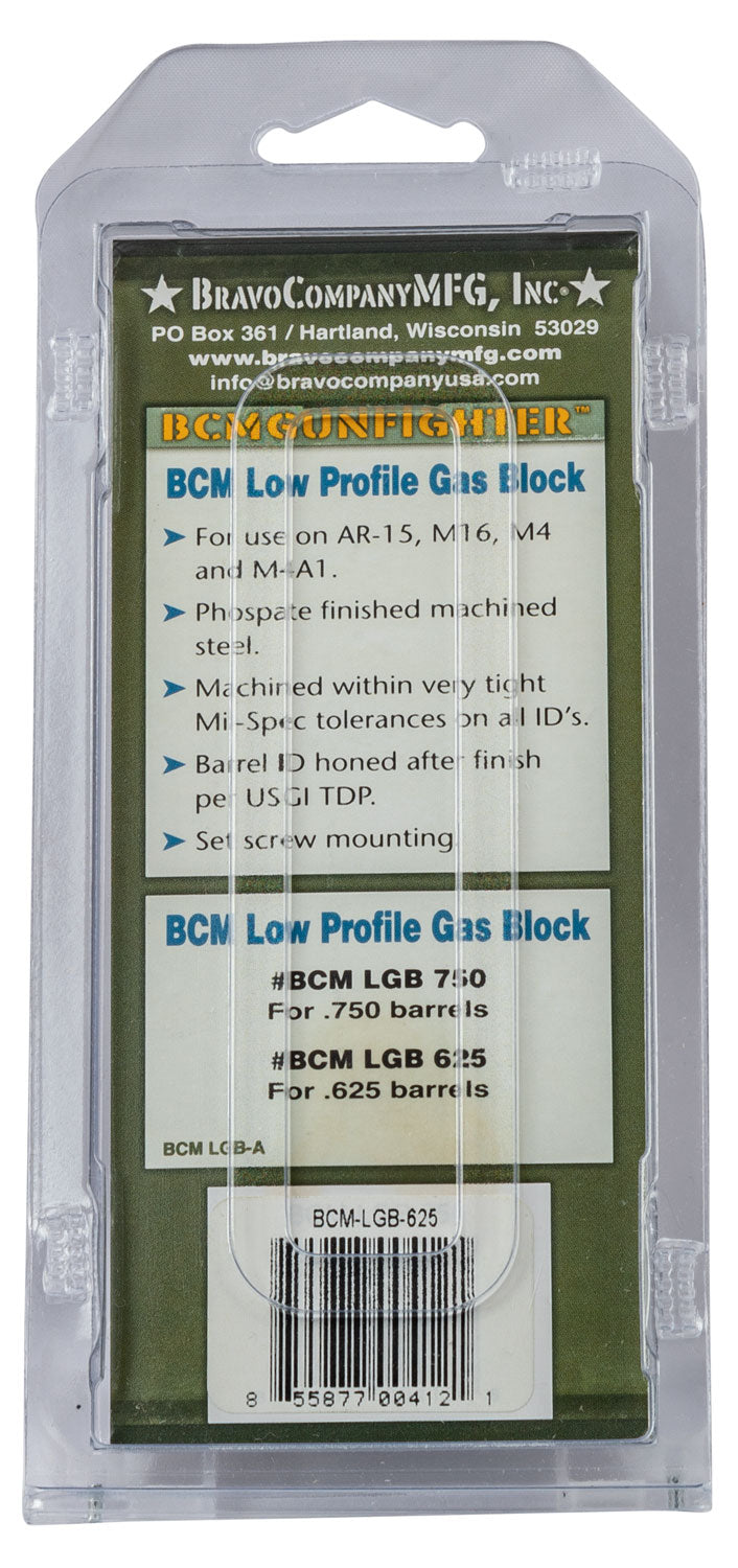 BCM LGB-625        LOW PRO GAS  625            BLK
