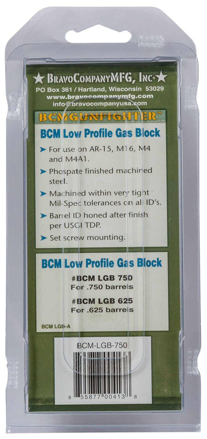 BCM LGB-750        LOW PRO GAS  750            BLK