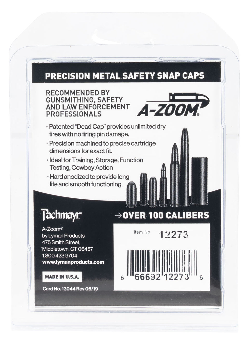 AZOOM 12273      SNAP CAPS 350 LEGEND          2PK