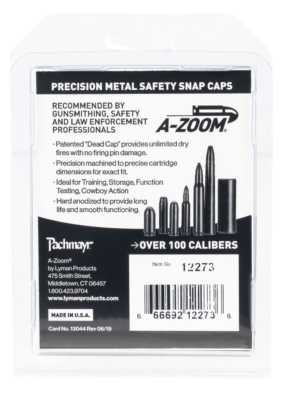 AZOOM 12273      SNAP CAPS 350 LEGEND          2PK