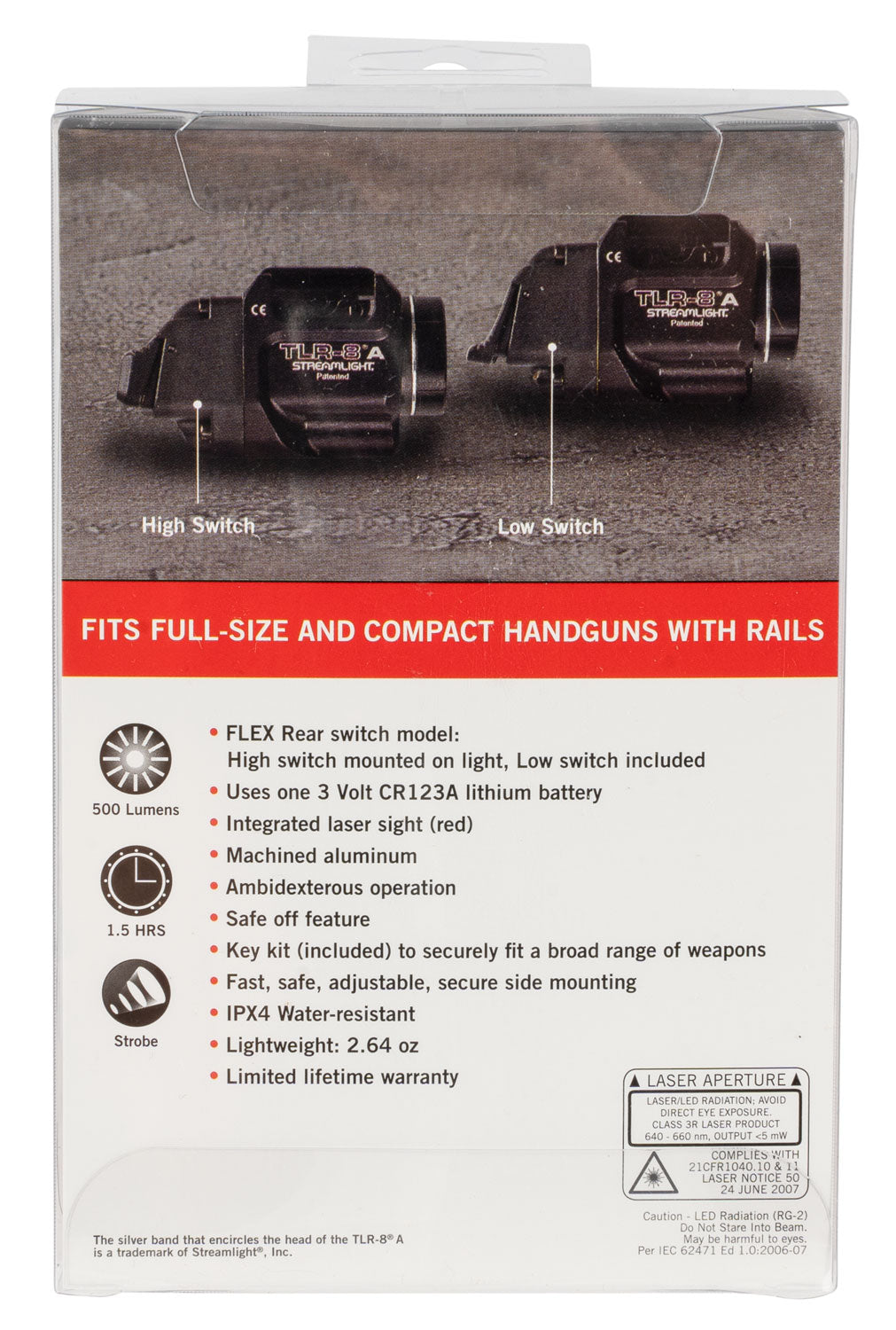 STL 69414  TLR8A  FLEX RED LSR/LIGHT HI/LO SWITCH
