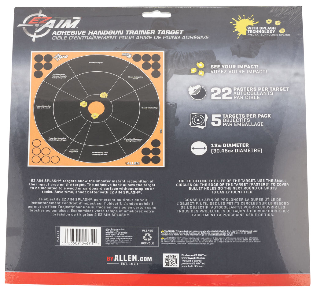 ALLEN 15248    EZAIM ADHSVE SPLSH12"HNDGN TRNR 5P