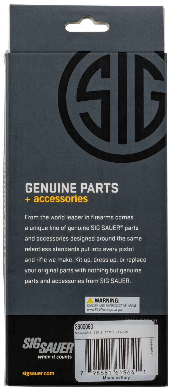 SIG 8900060      P320      9MM LEGION  MAG 17R BLK