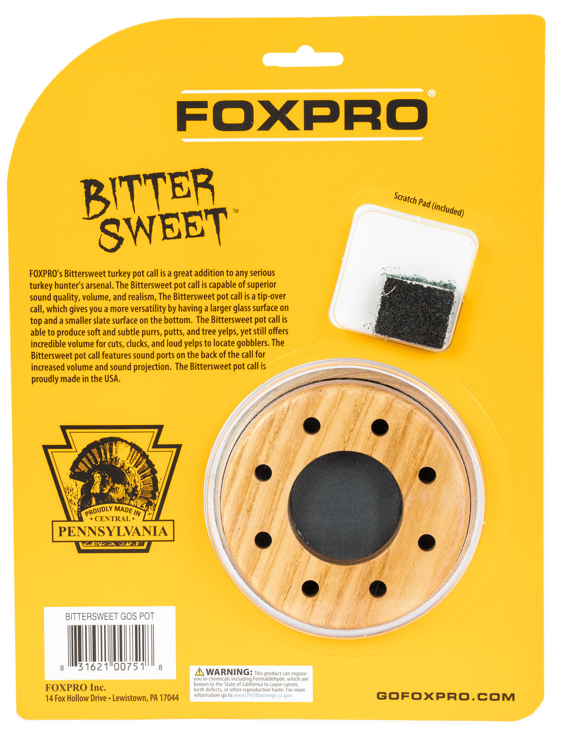 FOXPRO BTSWT GOS        TURKEY CALL