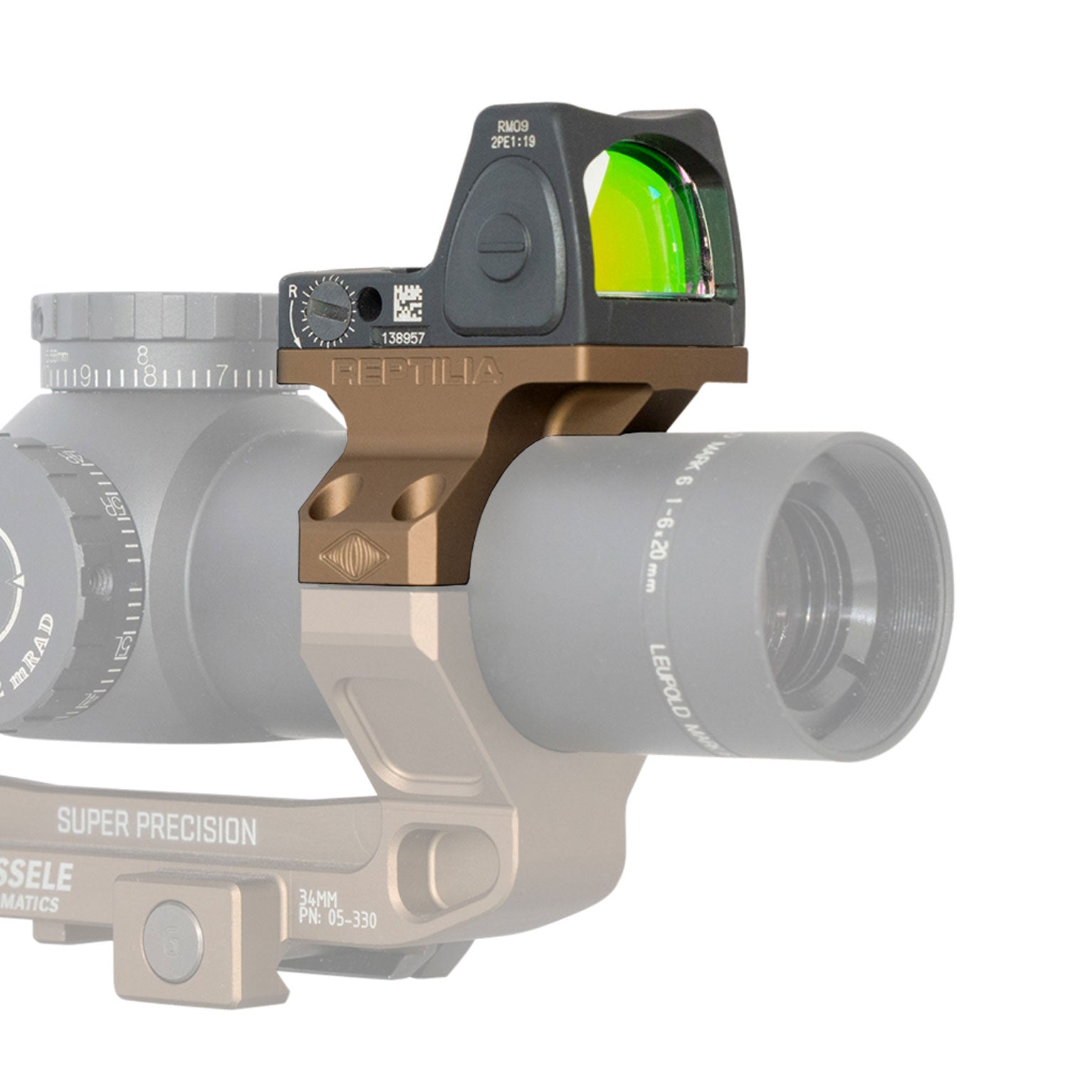 REPTILIA 100029 ROF-90 GEISSLE 34MM TRIJ RMR FDE