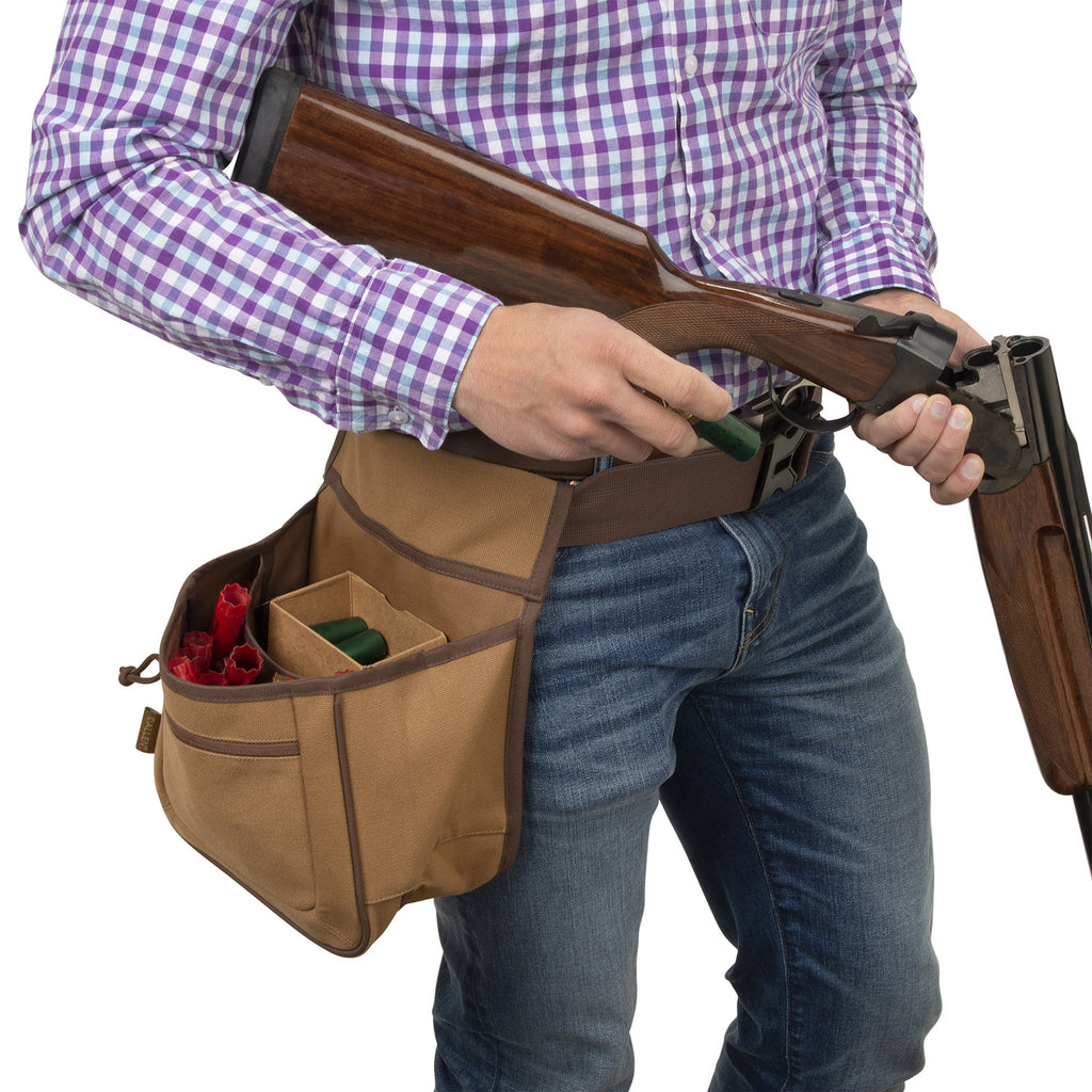 ALLEN 8332   RIVAL DBL COMPARTMENT SHELL BAG TAN