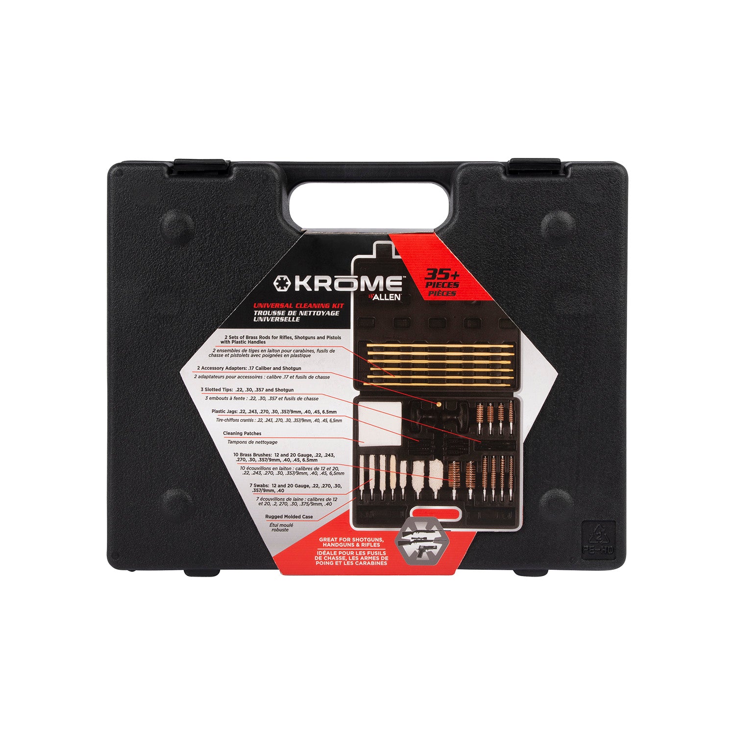 ALLEN 70562  KIT CLN 37PC UNVRSL W PLTC BX KIT