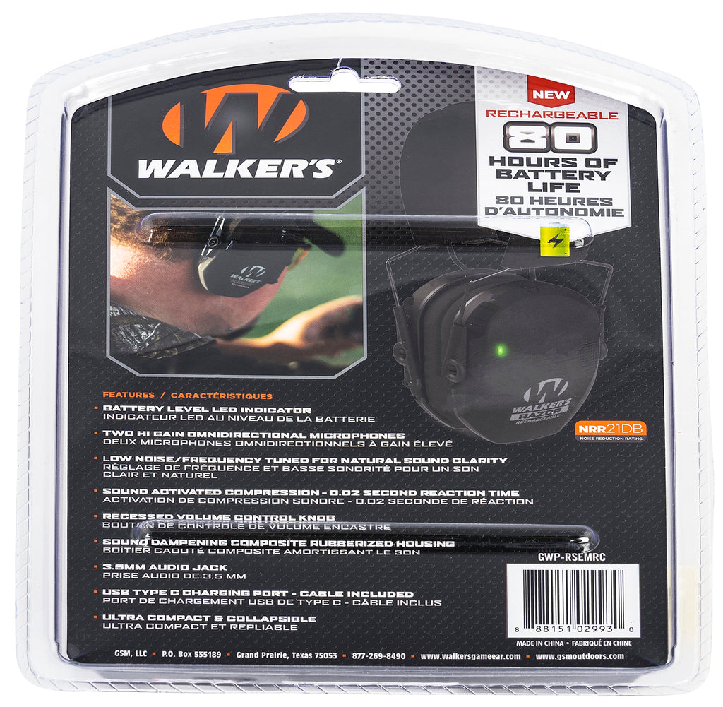 WLKR GWP-RSEMRC        RAZR MUFF RECHARGEABLE BLK