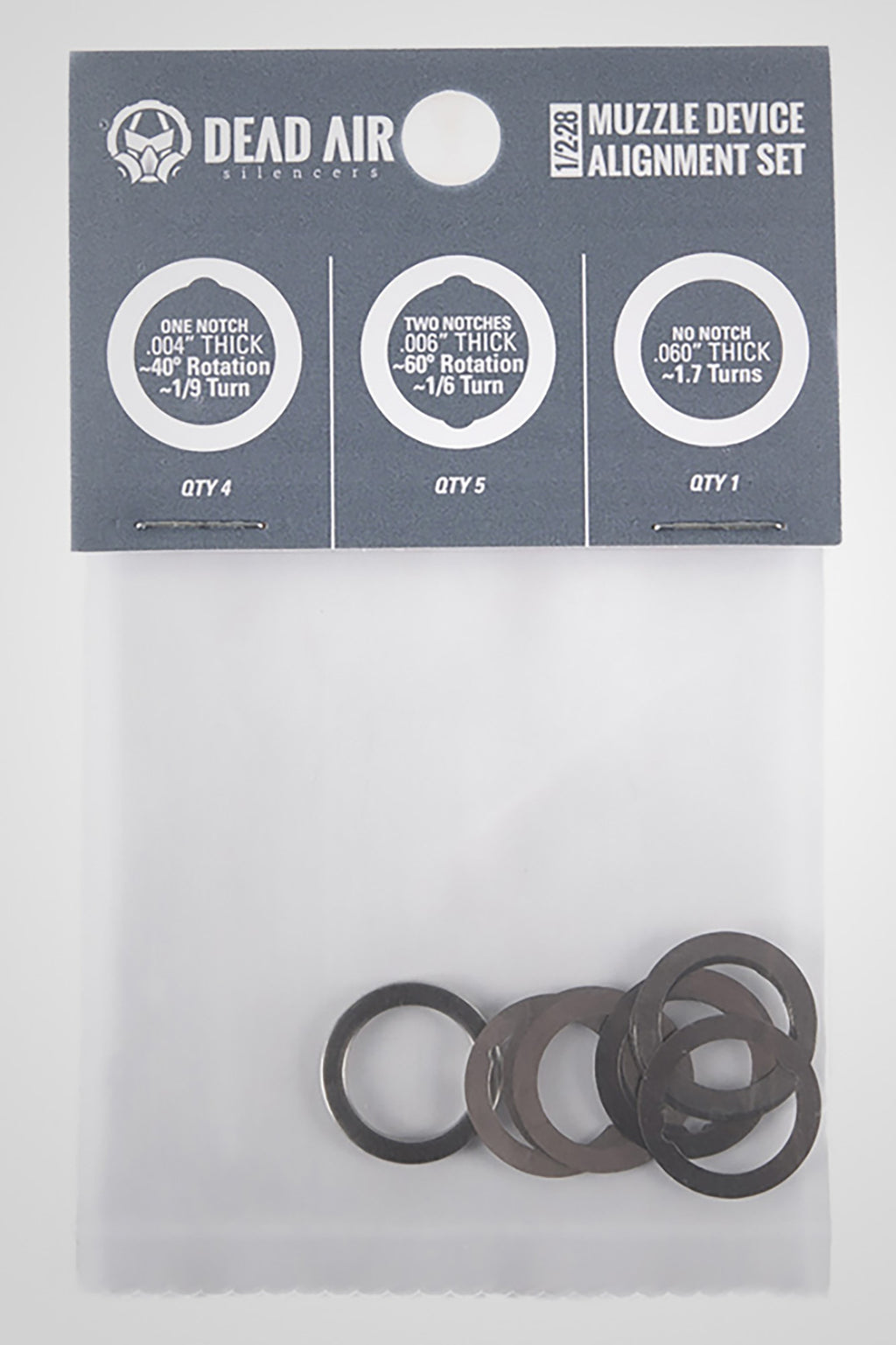 DEADAIR DA001 1/2-28 SHIM KIT