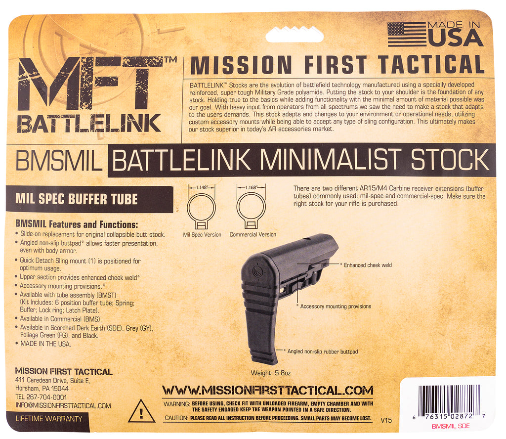 MFT BMSMIL-SDE      BLINK MINIMALIST STK MIL  DE