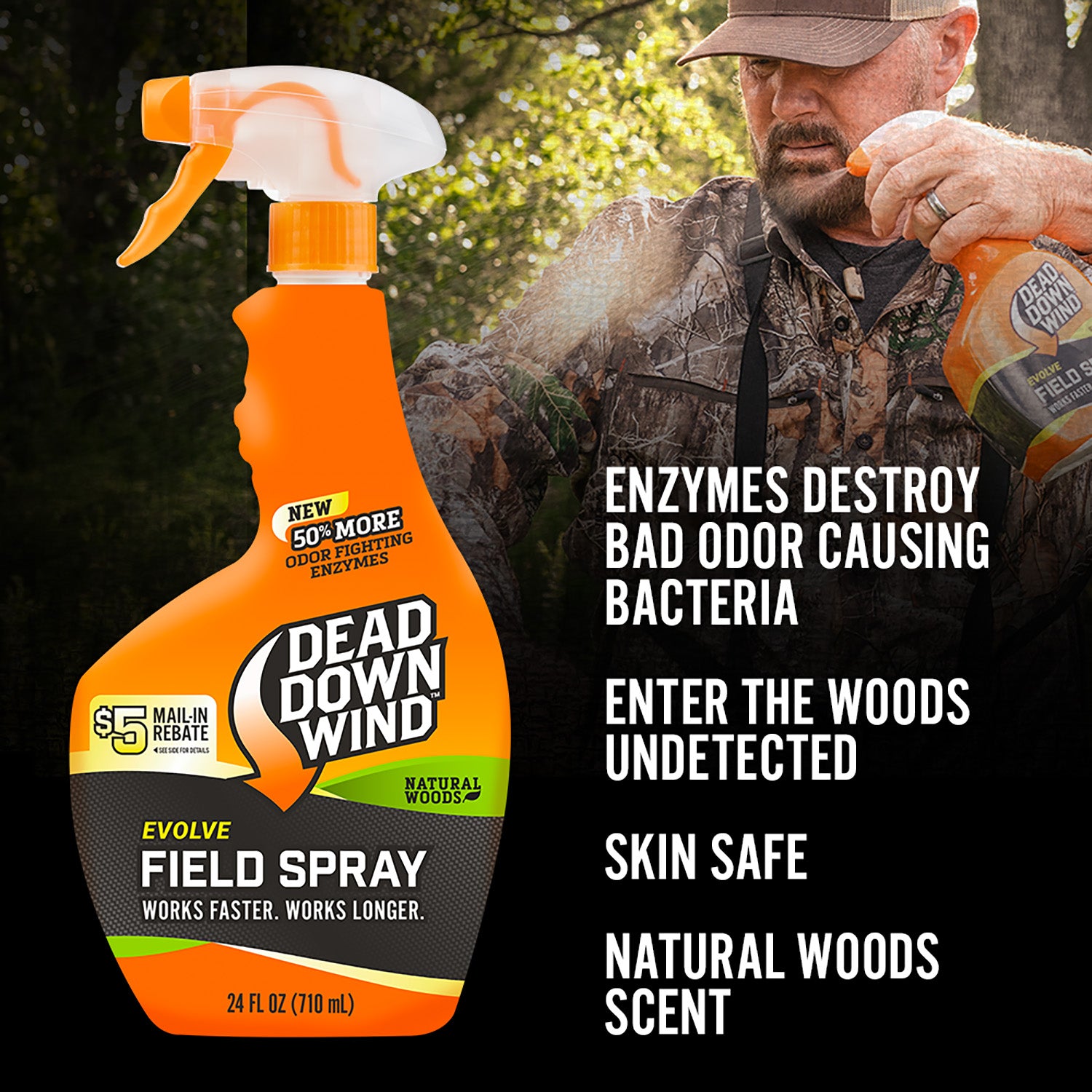 DDW 1392418    FIELD SPRAY NATURAL WOODS SCENTED