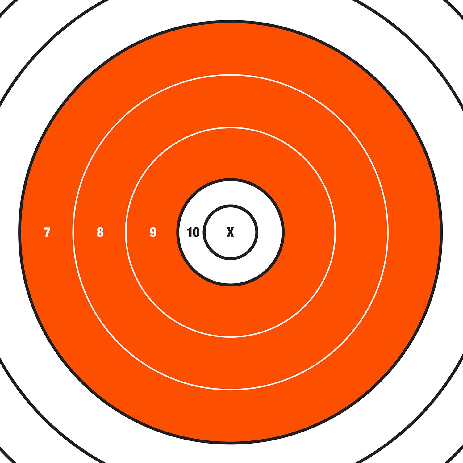 ALLEN 15496  EZ AIM PAPER BULLSEYE TRGT 12X12 1