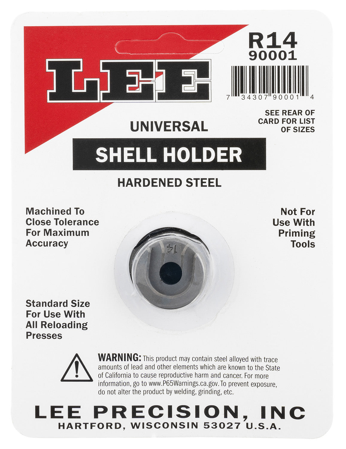 LEE 90001 SHELL HOLDER R14