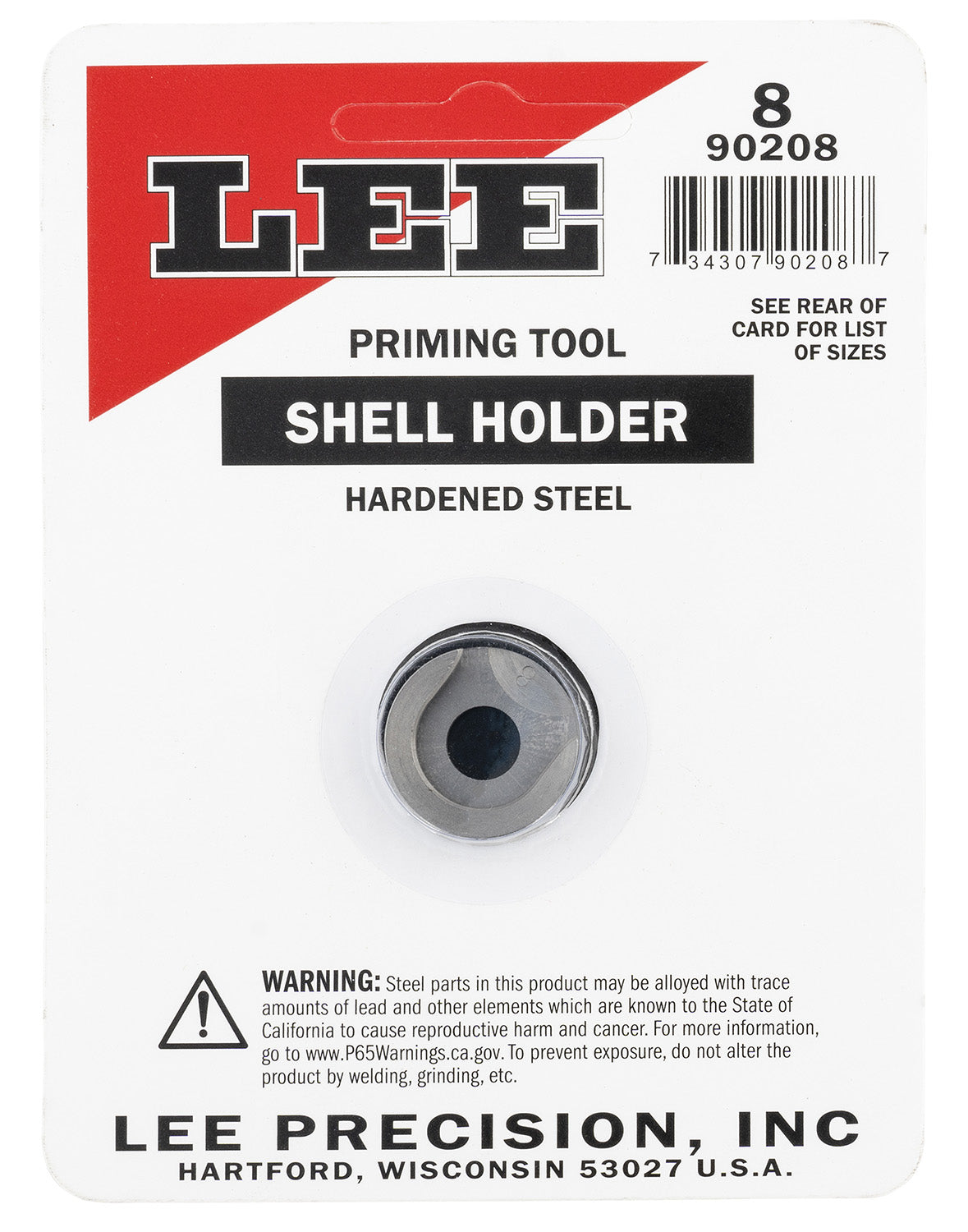 LEE 90208 SHELL HOLDER #8   AP ONLY