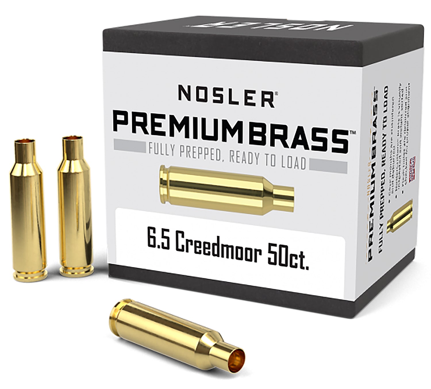 NOS 44824 CUSTOM BRASS 6.5 CREEDMOR 50